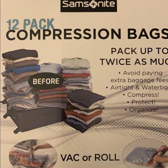 samsonite compression bags